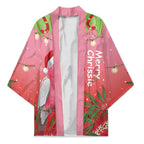 Personalised Galah Australia Christmas Kimono Merry Chrissie Bottlebrushes - Aussie Hoodie