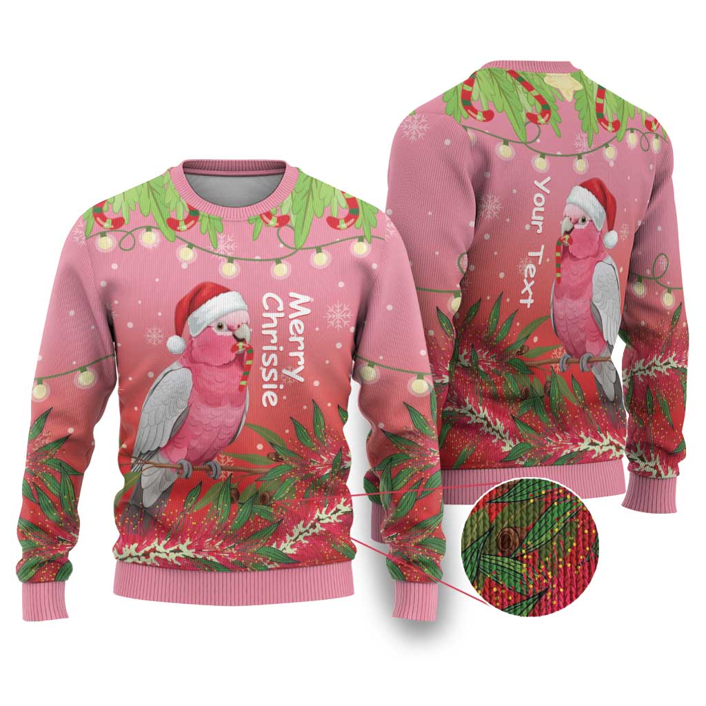 Galah Australia Christmas Ugly Christmas Sweater Merry Chrissie Bottlebrushes - Aussie Hoodie