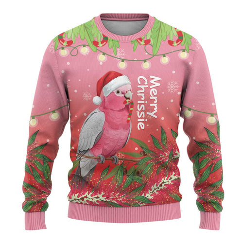Galah Australia Christmas Ugly Christmas Sweater Merry Chrissie Bottlebrushes - Aussie Hoodie