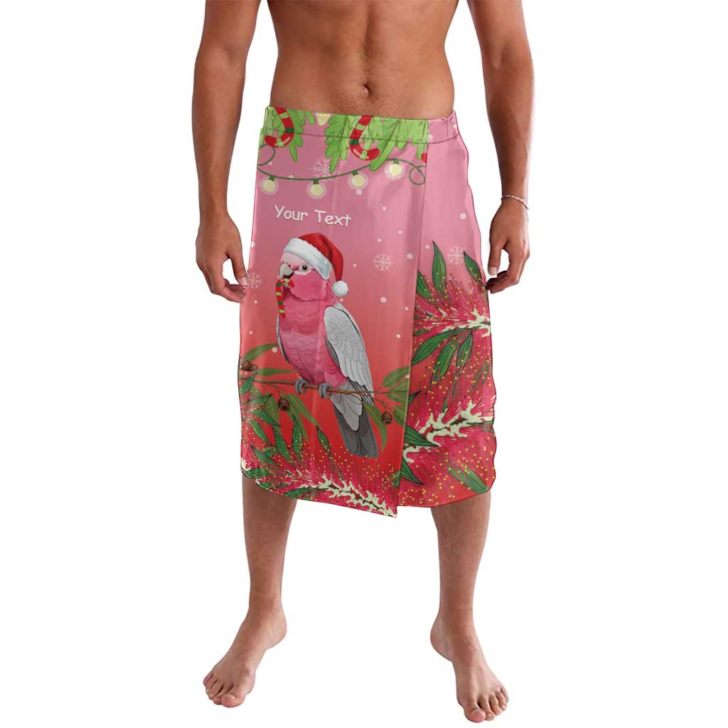 Personalised Galah Australia Christmas Lavalava Merry Chrissie Bottlebrushes - Aussie Hoodie