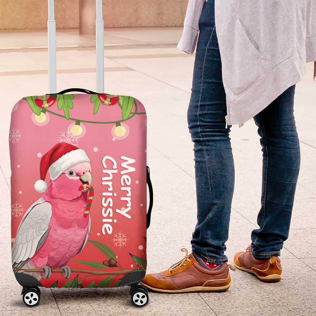 Galah Australia Christmas Luggage Cover Merry Chrissie Bottlebrushes - Aussie Hoodie