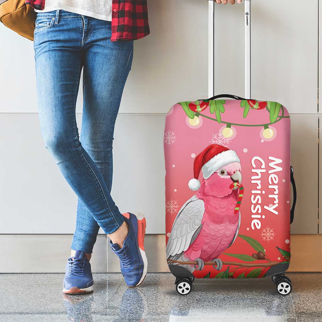 Galah Australia Christmas Luggage Cover Merry Chrissie Bottlebrushes - Aussie Hoodie