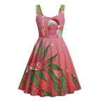 Personalised Galah Australia Christmas Midi Dress Merry Chrissie Bottlebrushes LT14
