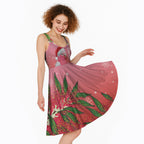 Personalised Galah Australia Christmas Midi Dress Merry Chrissie Bottlebrushes LT14
