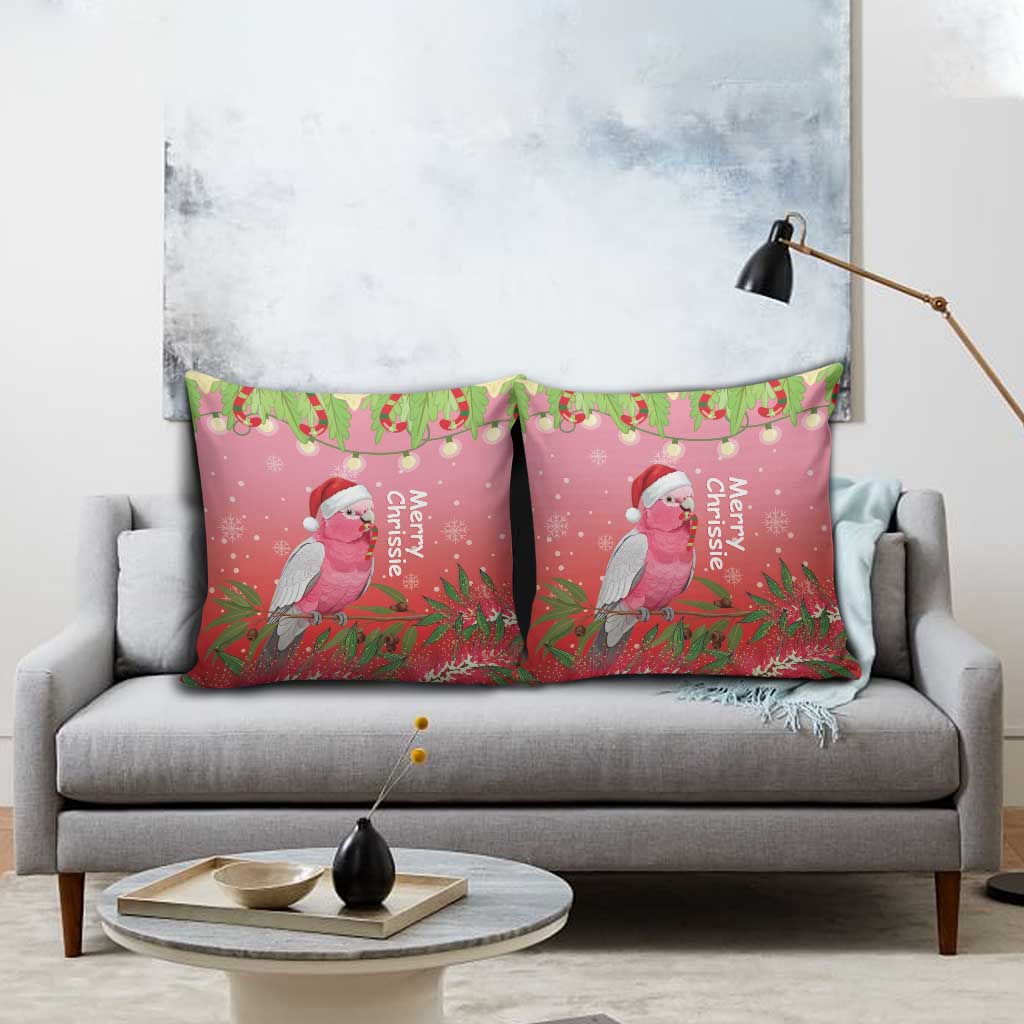 Galah Australia Christmas Pillow Cover Merry Chrissie Bottlebrushes - Aussie Hoodie