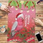 Galah Australia Christmas Puzzle Merry Chrissie Bottlebrushes - Aussie Hoodie