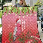 Galah Australia Christmas Quilt Merry Chrissie Bottlebrushes - Aussie Hoodie
