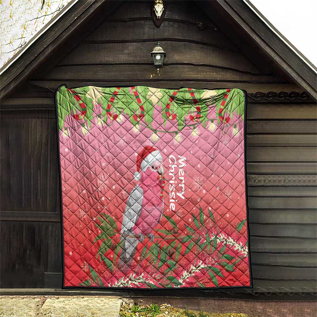 Galah Australia Christmas Quilt Merry Chrissie Bottlebrushes - Aussie Hoodie