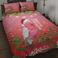Galah Australia Christmas Quilt Bed Set Merry Chrissie Bottlebrushes - Aussie Hoodie