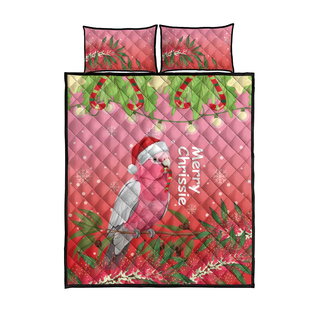 Galah Australia Christmas Quilt Bed Set Merry Chrissie Bottlebrushes - Aussie Hoodie