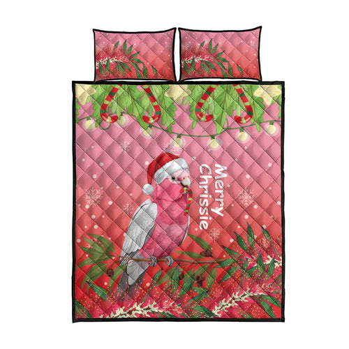 Galah Australia Christmas Quilt Bed Set Merry Chrissie Bottlebrushes - Aussie Hoodie