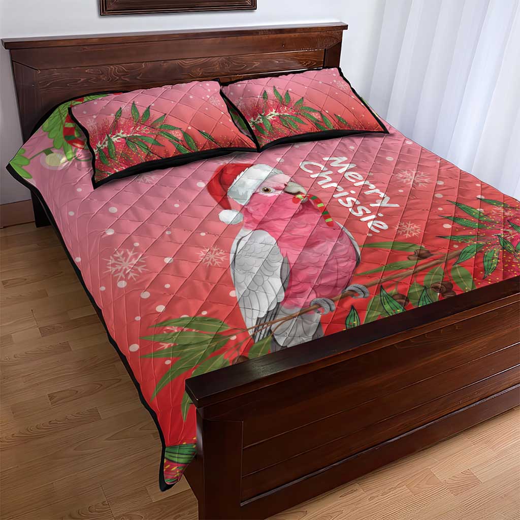 Galah Australia Christmas Quilt Bed Set Merry Chrissie Bottlebrushes - Aussie Hoodie