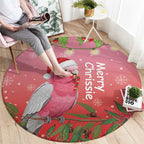 Galah Australia Christmas Round Carpet Merry Chrissie Bottlebrushes - Aussie Hoodie