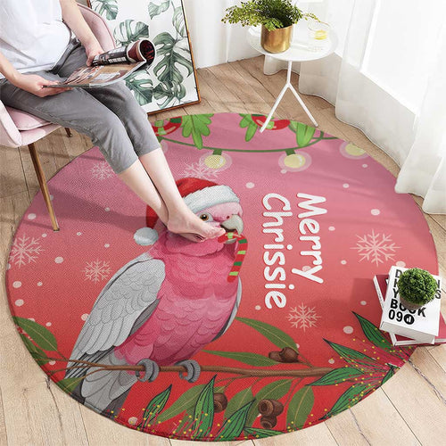Galah Australia Christmas Round Carpet Merry Chrissie Bottlebrushes - Aussie Hoodie