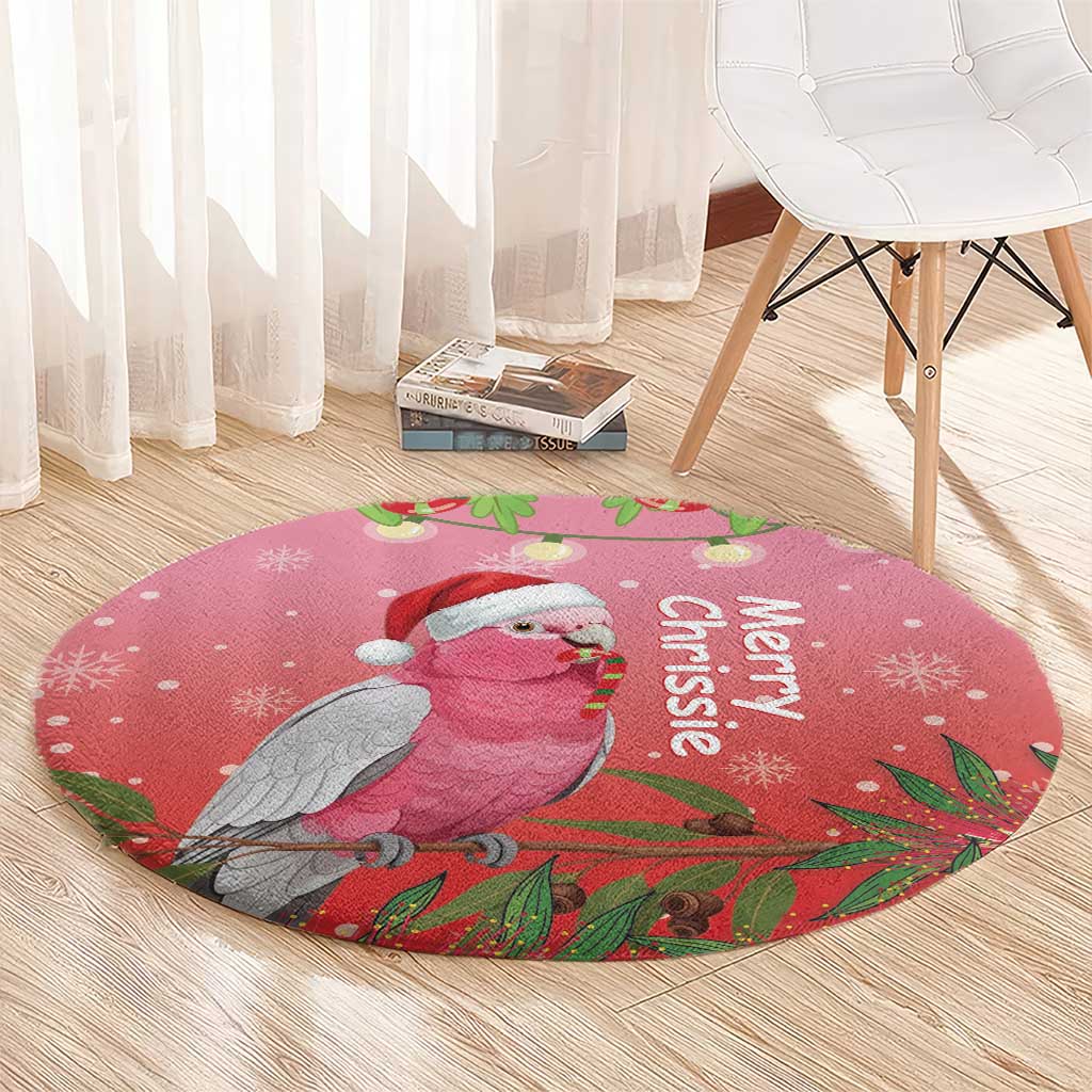 Galah Australia Christmas Round Carpet Merry Chrissie Bottlebrushes - Aussie Hoodie