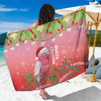 Galah Australia Christmas Sarong Merry Chrissie Bottlebrushes - Aussie Hoodie