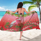 Galah Australia Christmas Sarong Merry Chrissie Bottlebrushes - Aussie Hoodie