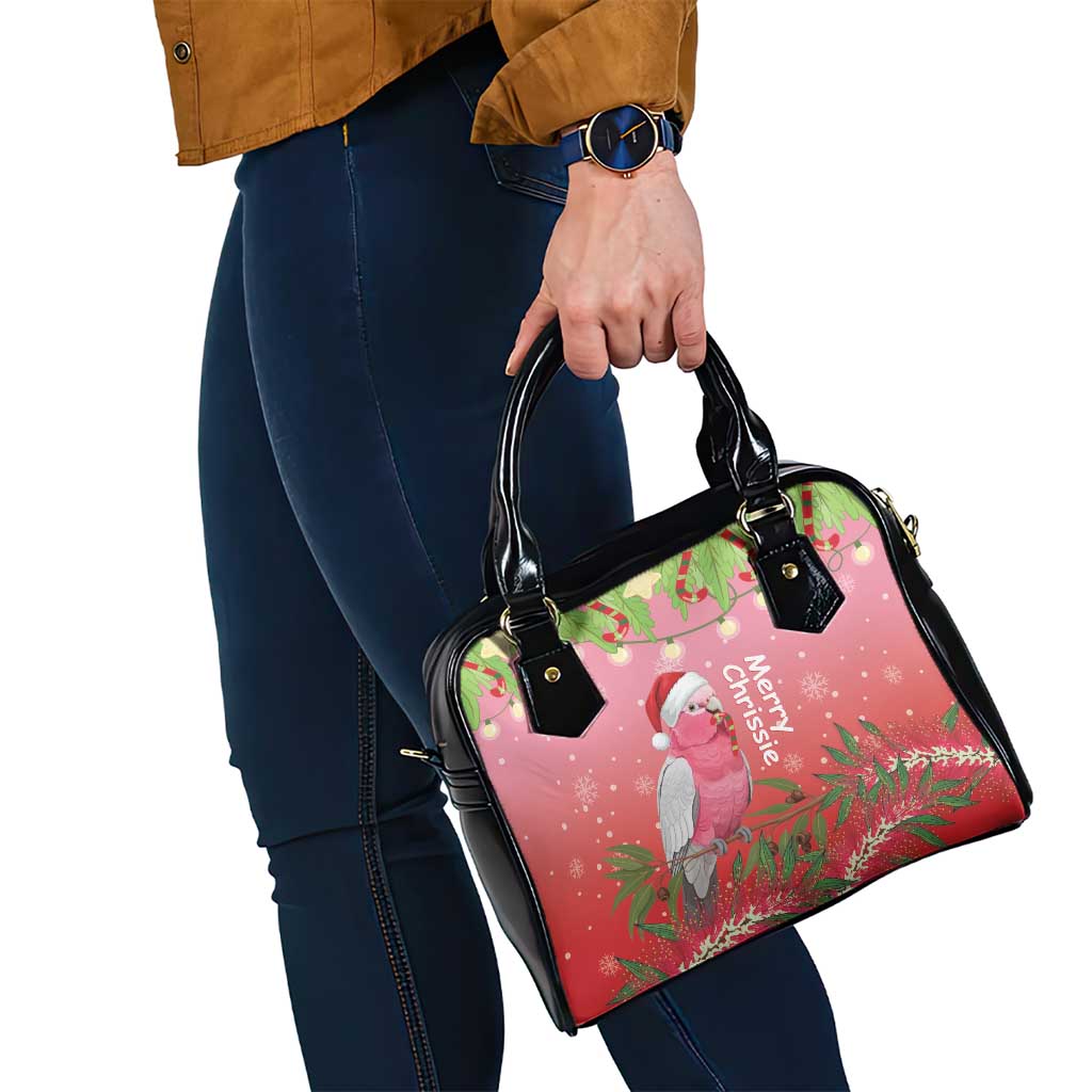 Galah Australia Christmas Shoulder Handbag Merry Chrissie Bottlebrushes - Aussie Hoodie