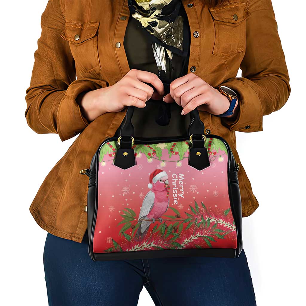 Galah Australia Christmas Shoulder Handbag Merry Chrissie Bottlebrushes - Aussie Hoodie