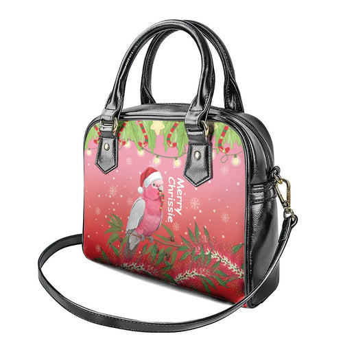Galah Australia Christmas Shoulder Handbag Merry Chrissie Bottlebrushes - Aussie Hoodie