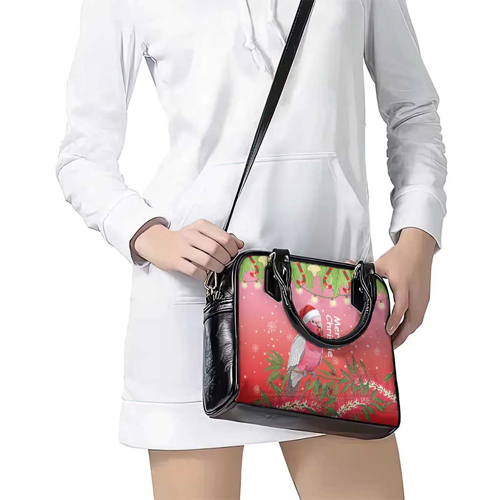 Galah Australia Christmas Shoulder Handbag Merry Chrissie Bottlebrushes - Aussie Hoodie