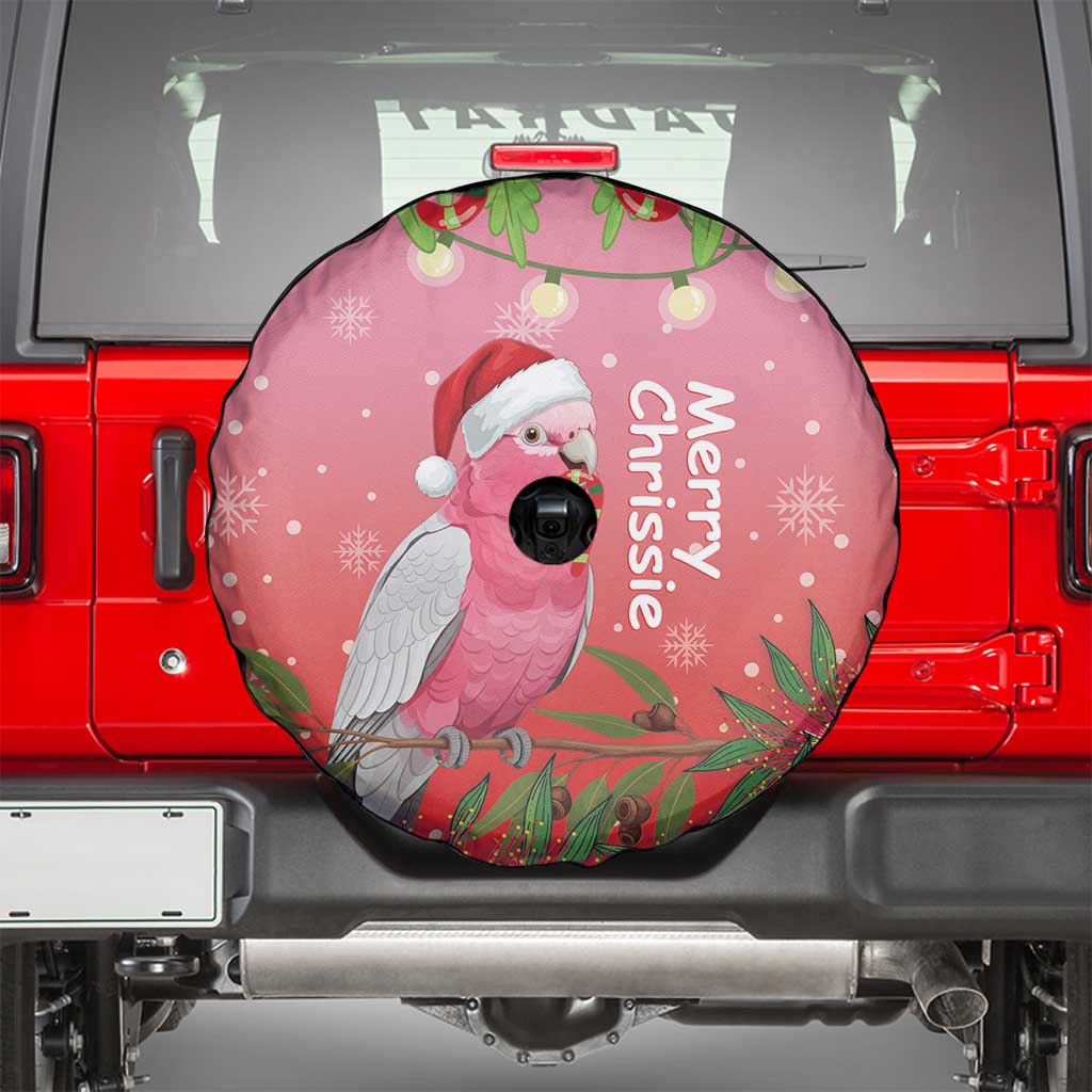 Galah Australia Christmas Spare Tire Cover Merry Chrissie Bottlebrushes - Aussie Hoodie