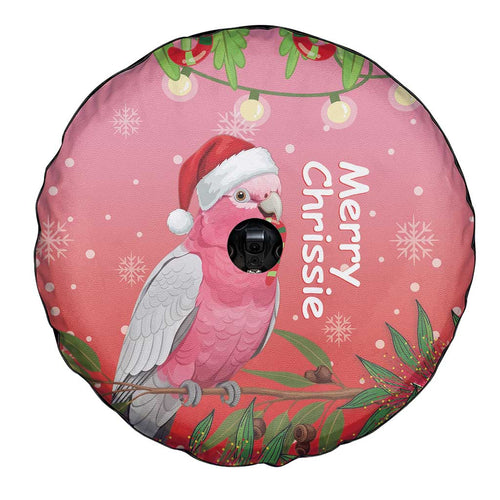 Galah Australia Christmas Spare Tire Cover Merry Chrissie Bottlebrushes - Aussie Hoodie