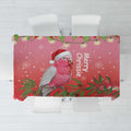 Galah Australia Christmas Tablecloth Merry Chrissie Bottlebrushes - Aussie Hoodie