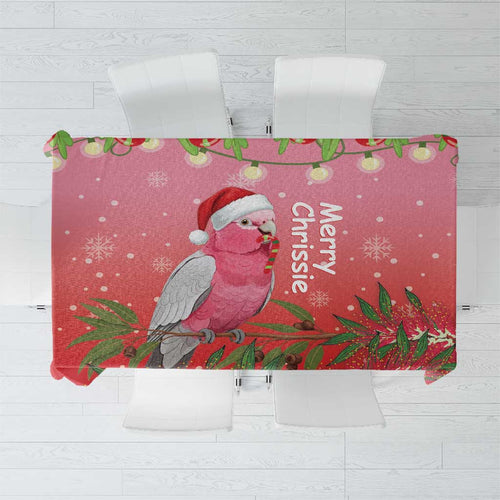 Galah Australia Christmas Tablecloth Merry Chrissie Bottlebrushes - Aussie Hoodie