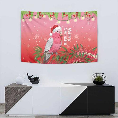 Galah Australia Christmas Tapestry Merry Chrissie Bottlebrushes - Aussie Hoodie