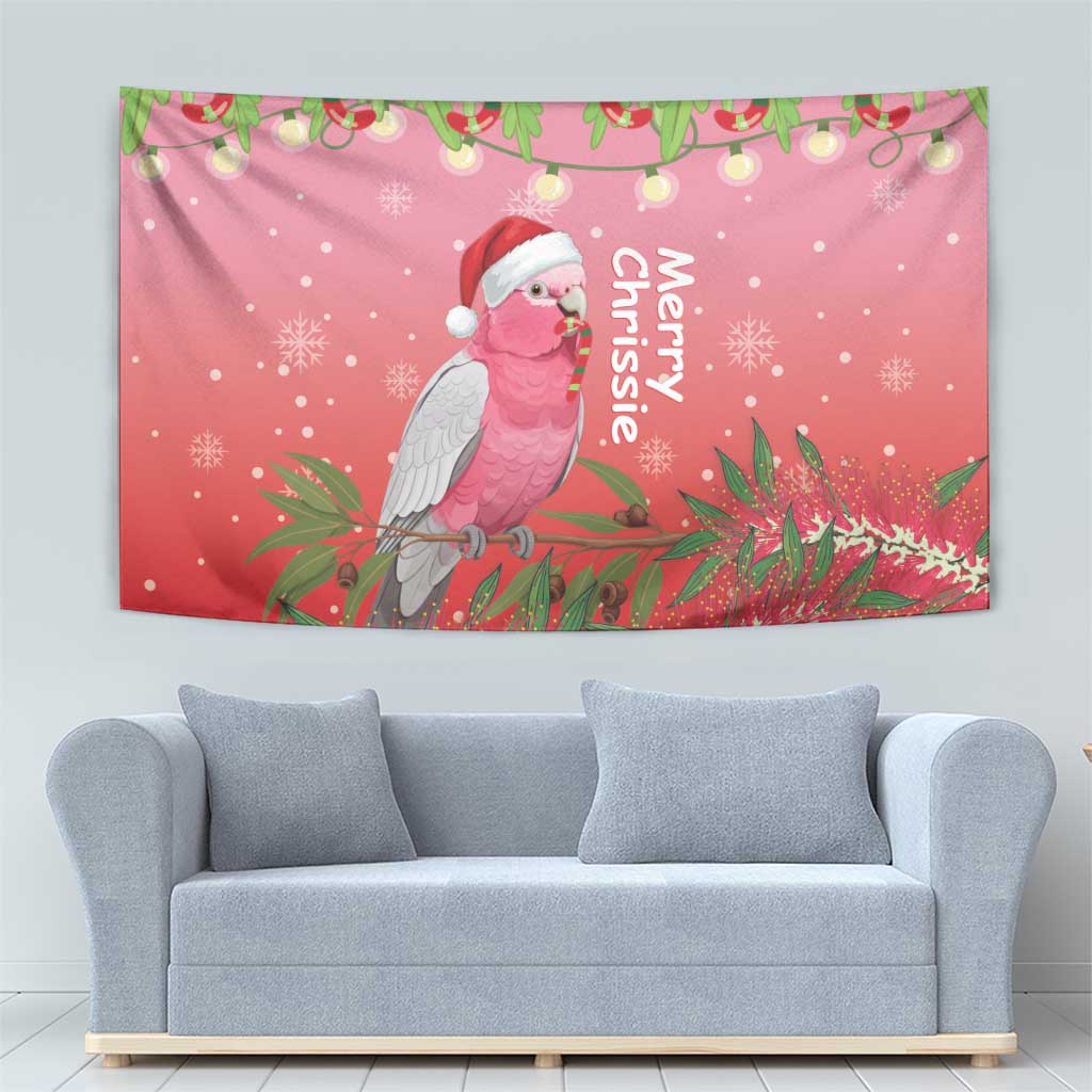 Galah Australia Christmas Tapestry Merry Chrissie Bottlebrushes - Aussie Hoodie