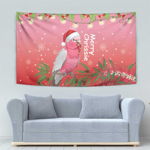Galah Australia Christmas Tapestry Merry Chrissie Bottlebrushes - Aussie Hoodie