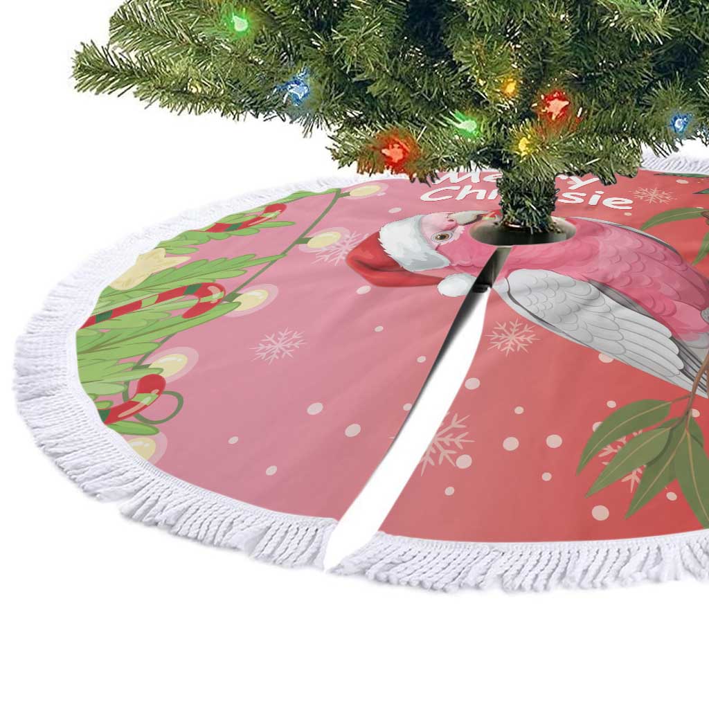 Galah Australia Christmas Tree Skirt Merry Chrissie Bottlebrushes - Aussie Hoodie