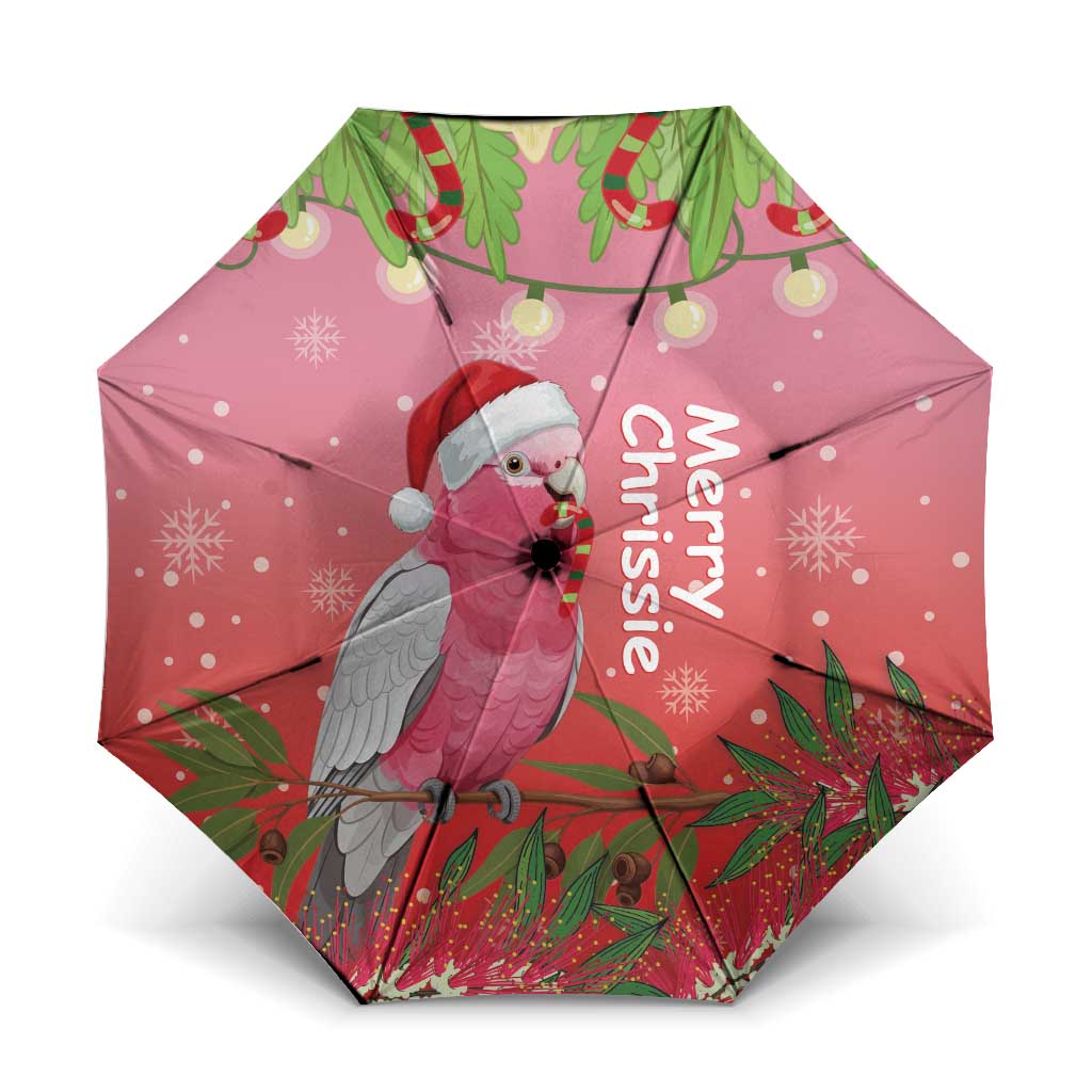 Galah Australia Christmas Umbrella Merry Chrissie Bottlebrushes - Aussie Hoodie