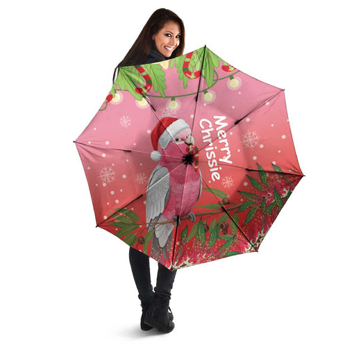 Galah Australia Christmas Umbrella Merry Chrissie Bottlebrushes - Aussie Hoodie