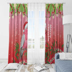 Galah Australia Christmas Window Curtain Merry Chrissie Bottlebrushes - Aussie Hoodie