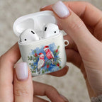 Australia Christmas AirPods Case Aussie Galah Santa Watercolor Style - Aussie Hoodie