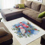 Australia Christmas Area Rug Aussie Galah Santa Watercolor Style - Aussie Hoodie