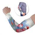 Australia Christmas Arm Sleeves Aussie Galah Santa Watercolor Style - Aussie Hoodie