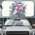 Australia Christmas Auto Sun Shade Aussie Galah Santa Watercolor Style - Aussie Hoodie