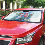 Australia Christmas Auto Sun Shade Aussie Galah Santa Watercolor Style - Aussie Hoodie