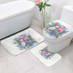 Australia Christmas Bathroom Set Aussie Galah Santa Watercolor Style - Aussie Hoodie