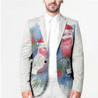 Australia Christmas Blazer Aussie Galah Santa Watercolor Style - Aussie Hoodie