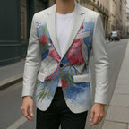 Australia Christmas Blazer Aussie Galah Santa Watercolor Style - Aussie Hoodie