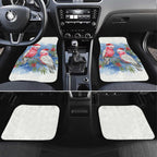 Australia Christmas Car Mats Aussie Galah Santa Watercolor Style - Aussie Hoodie