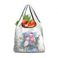 Australia Christmas Grocery Bag Aussie Galah Santa Watercolor Style - Aussie Hoodie