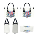 Australia Christmas Leather Bag Aussie Galah Santa Watercolor Style - Aussie Hoodie