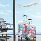 Australia Christmas Luggage Cover Aussie Galah Santa Watercolor Style - Aussie Hoodie