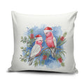 Australia Christmas Pillow Cover Aussie Galah Santa Watercolor Style - Aussie Hoodie