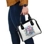 Australia Christmas Shoulder Handbag Aussie Galah Santa Watercolor Style - Aussie Hoodie